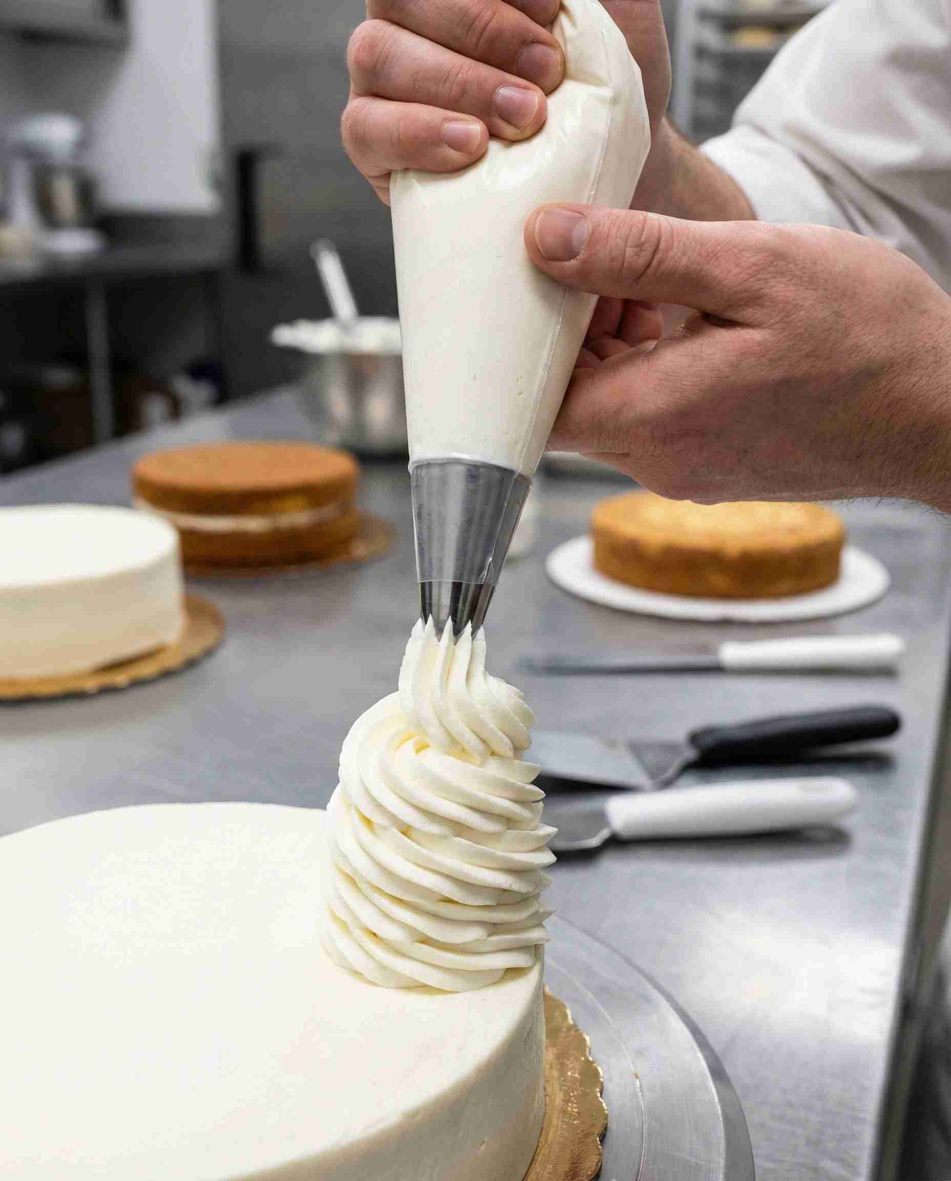 Thick, protective barrier cream texture, demonstrating the viscosity-building properties of Polysorbate 61 in skincare.