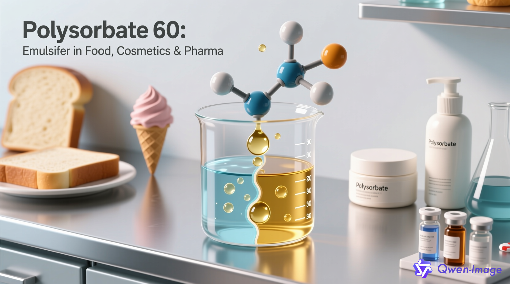 Polysorbate 60: A Versatile Emulsifier for Food, Cosmetics, and ...