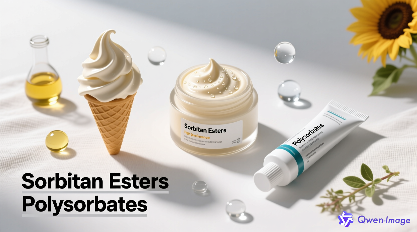 Sorbitan Esters and Polysorbates: A Comprehensive Guide to Plant-Based Emulsifiers image 1