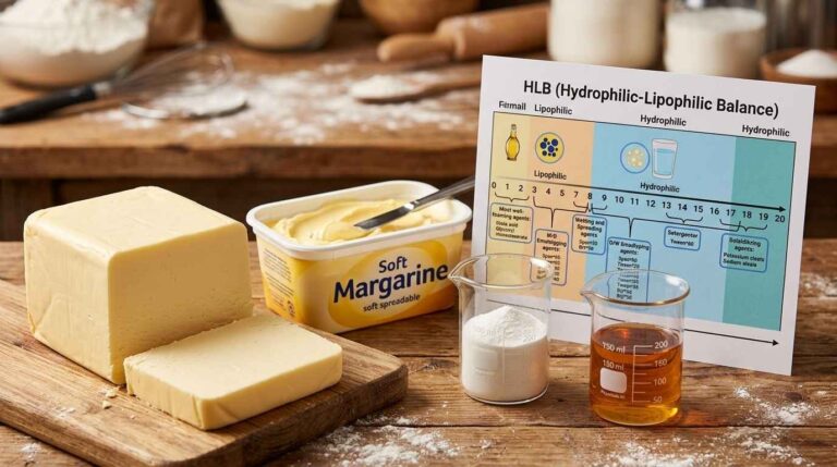 Margarine Emulsifiers: Sorbitan Esters & Polysorbates W/O Stability Guide