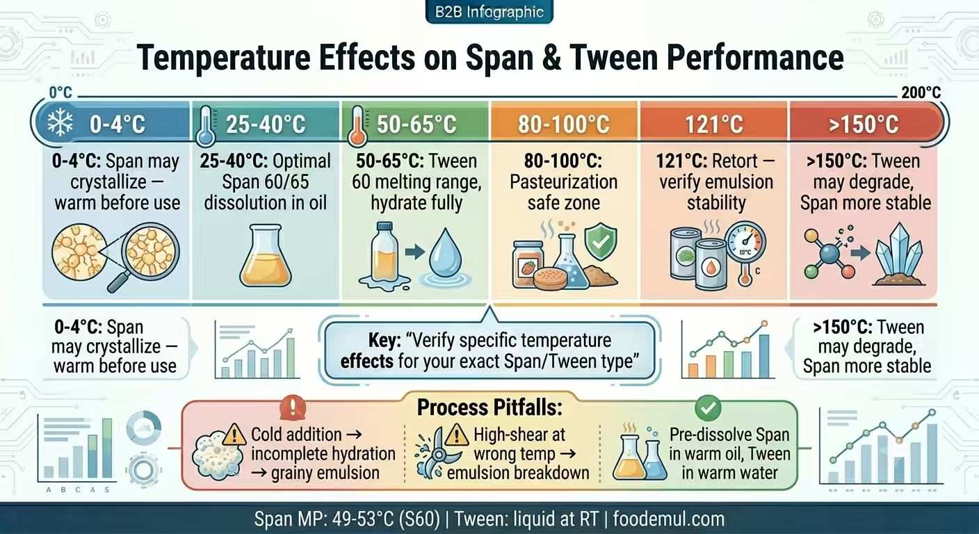 Temperature Effects Span Polysorbate Performance