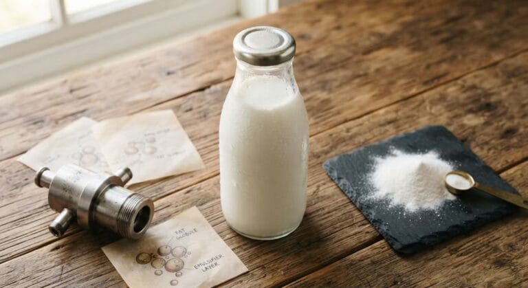 Why Pure Milk Stays Uniform: The Science of Dairy Emulsification and the HLB 9.0 Rule