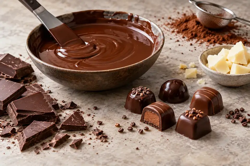 Chocolate and confectionery representing fat-phase emulsifier applications